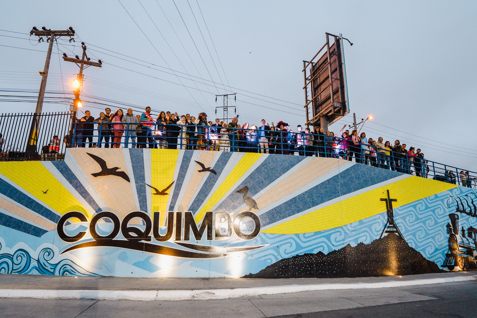 Inauguran mural con más de 500m2 de historia en Coquimbo